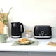 image 2 of Hamilton Beach 1.7L Kettle, 2 Slot Toaster, Coffee Machine & 20L, 700W Microwave Set - Ella Collection - Black