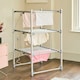image 3 of Zennox 3 Tier Folding Heated Clothes Dryer with Cover | Energy Saving Clothing Laundry Airer with 30 Bars | Holds Up To 30kg