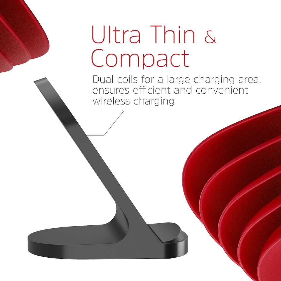 image 1 of Energizer WCP108 15W QI Wireless Stand Black