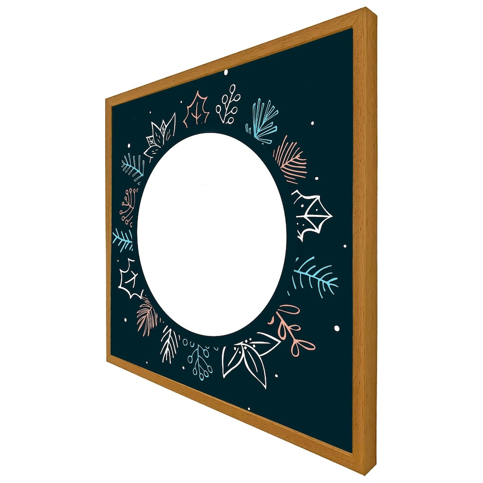 image 1 of Winter flowers (Picture Frame) White | M
