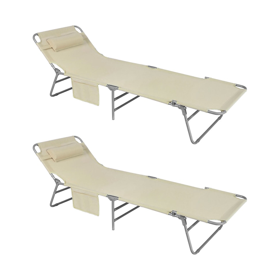 image 1 of SoBuy OGS35-MI,Sun Lounger Reclining Folding Chair For Outdoor Garden