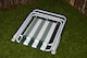 image 2 of 2 Pack of Folding Camping / Picnic Chair in Green and White Garden Patio | Green | Green