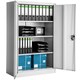 image 1 of Filing Cabinet - 4 adjustable shelves, lockable, 140 x 90 x 40 cm Grey