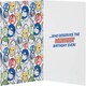 image 2 of Marvel The Avengers Hero Design Grandson Birthday Card with Badge
