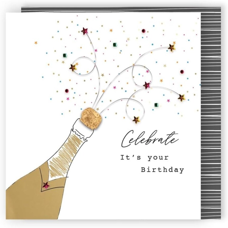 image 1 of Celebrate It's Your Birthday Pop-Tastic Fun! Birthday Hand-Finished Greeting Card