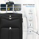 image 9 of Flight Knight Lightweight 4 Wheel 800D Soft Case Suitcases Anti Crack Cabin & Hold Luggage Options 100 Airlines Approved - Including easyJet, BA & Many More! Red | Burgundy | Large