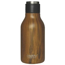 Asobu Urban Insulated & Double Walled Stainless Steel Bottle Wood 473ml | Multi | 473ml