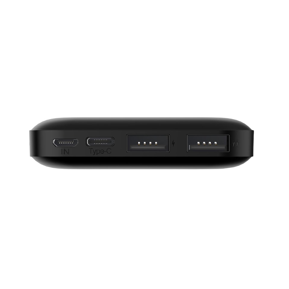 image 1 of FX 10,000 mAh Powerbank with Type-C 3A Output, Black | Black
