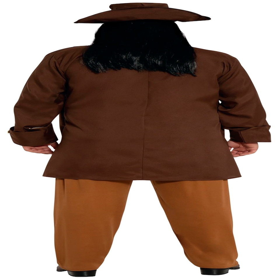 image 1 of Fancy Dress Adult Pirate Captain Brown Beige - M