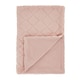 image 4 of Catherine Lansfield Cosy Diamond Faux Fur Soft Blanket Throw | Pink | Blush Pink