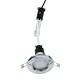 image 1 of ValueLights Downlight Chrome Silver Downlight and GU10 Spotlight LED 5W Warm White 3000K Bulb