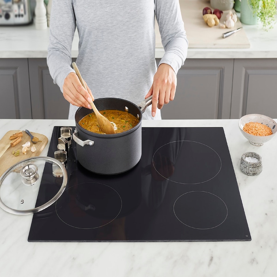 image 1 of Ninja ZEROSTICK Stackable 3-Piece Saucepan Set - C53000UK N/A