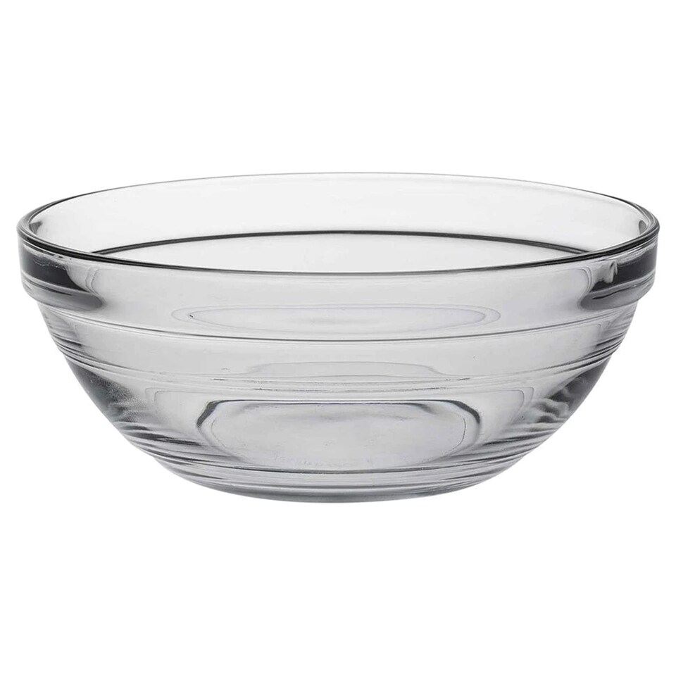 image 1 of Duralex Lys Stacking Glass Cooking / Ingredients / Food Bowl - 14cm | Clear | Clear