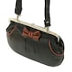 image 3 of Eastern Counties Leather Amelia Leather Handbag - Black/Tan - One Size Black