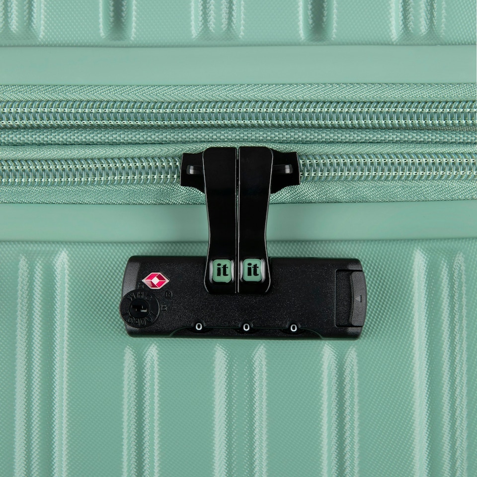 image 1 of IT Luggage Jumbo Granite Green Medium Suitcase with TSA Lock Green | Medium