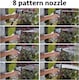 image 6 of Easy Hose Stainless Steel Garden Water Hosepipe Rust Proof & Tangle Free with Hand Held Spray Nozzle (100ft) | Silver