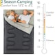 image 2 of Double Sleeping Bag - Charcoal
