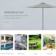 image 6 of Outsunny 2.8m Garden Parasol Umbrella, Round Outdoor Market Table Umbrella Sun Shade Canopy, Dark Grey