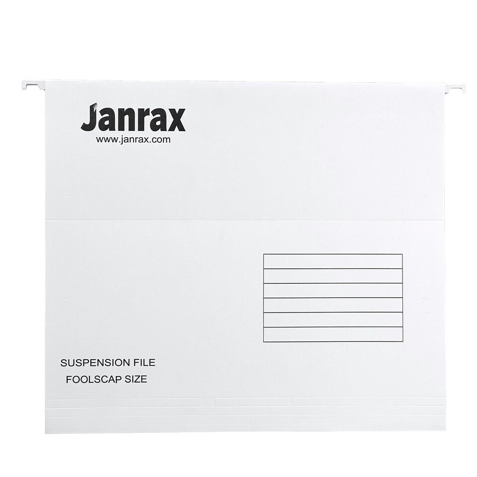 image 1 of Pack of 50 White Foolscap Suspension Files