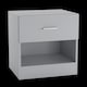 image 1 of Orlando Kids 1 Drawer Bedside Table | Grey | 1