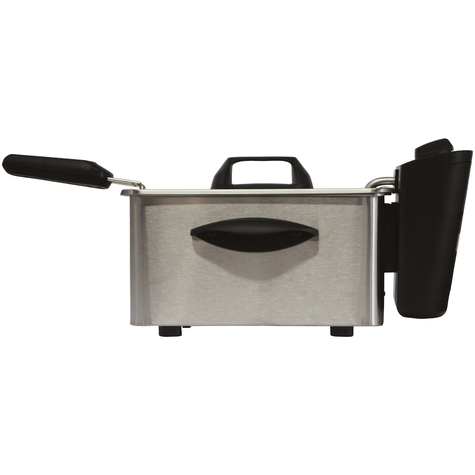 image 1 of Igenix IG8015 Deep Fat Fryer, Inner Bowl for Easy Cleaning, Silver