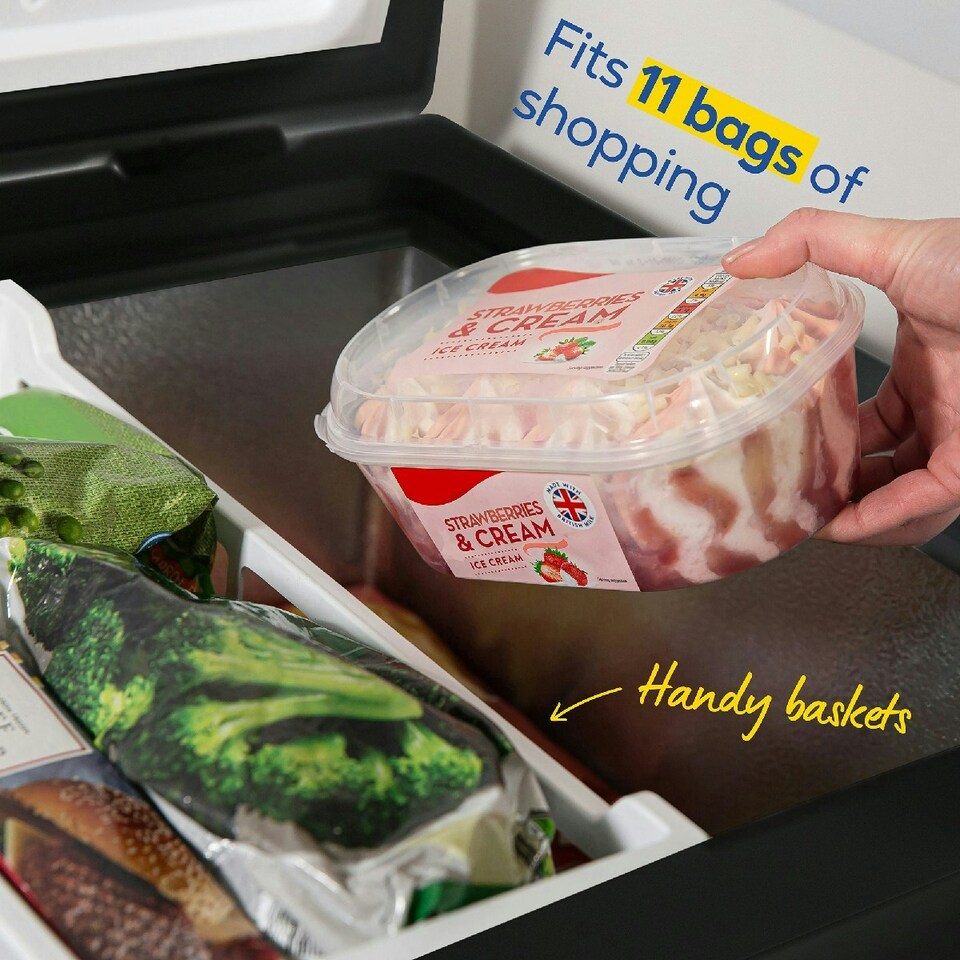image 1 of Russell Hobbs RH198CF0E1B Chest Freezer 198L Freestanding Black 5 Year Guarantee Black