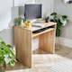 image 4 of Computer Desk PC Laptop Table Home Office Study Workstation | Brown