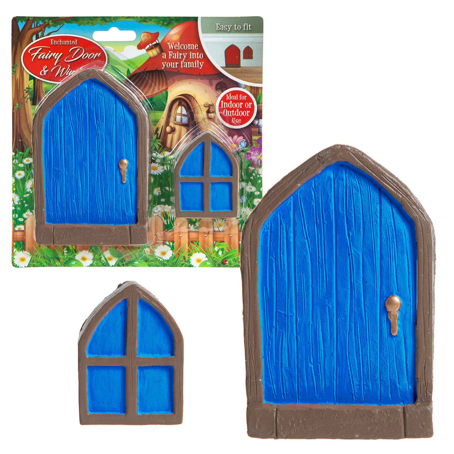 VFM e-Store Enchanted Fairy-Sized Blue Door & Window Set