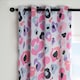 image 2 of OHS Kids Leopard Blackout Eyelet Curtains, 46x72" - Multi