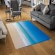 image 2 of Nature landscape view of beautiful tropical beach and sea in sunny day (Rug) Blue | S