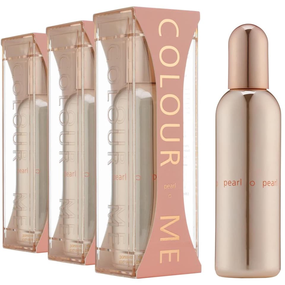 image 1 of Colour Me Pearl EDP Eau De Parfum For Her 100ml - Pack of 3