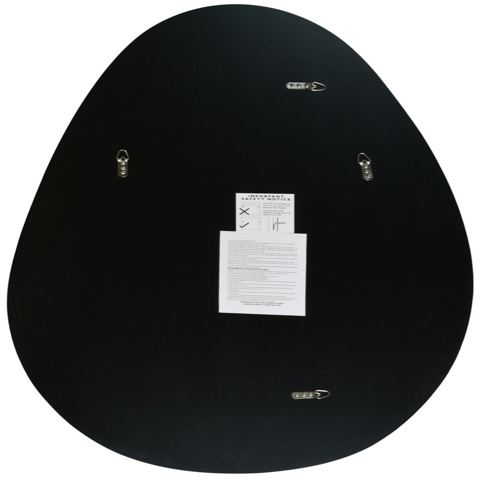 image 1 of The Lapillus - Frameless Pebble Wall Mirror 47" X 32" (120CM X 80CM) | Multi