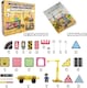 image 4 of Desire Deluxe Magnetic Building Tiles Road Blocks - Magnet Crane Car Set for Kids, Educational Preschool STEM Learning Montessori Construction Toddler Toy for Boys & Girls 3+ Year