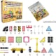 image 4 of Desire Deluxe Magnetic Building Tiles Road Blocks - Magnet Crane Car Set for Kids, Educational Preschool STEM Learning Montessori Construction Toddler Toy for Boys & Girls 3+ Year