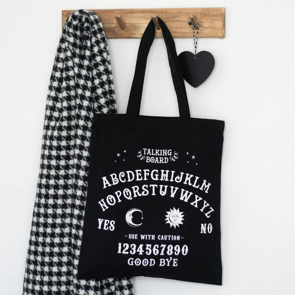 image 1 of Talking Board Polycotton Tote Shopping  Bag