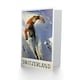 image 2 of Travel Switzerland Winter Sport Skiing Snow Skier Goodbye Card
