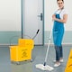 image 7 of HOMCOM 20L Compact Mop Bucket with Wringer on Wheels Yellow