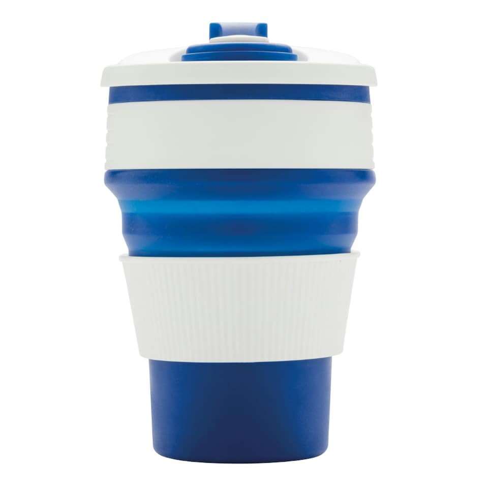 image 1 of XD Collection Foldable Silicone Cup - Blue - One Size