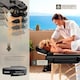 image 4 of Massage Table Daniel - 3-zones, carry bag, head and armrests, 5 cm thick padding | Black | black | 1