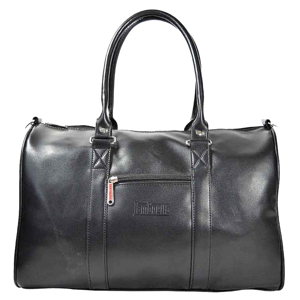 image 1 of Lambretta Retro Sports Duffle Bag | White | White/Black/Red | 1