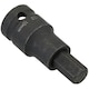 image 5 of M10 x 55mm 1/2" Drive Short Impact Impacted Allen Hex Key Socket