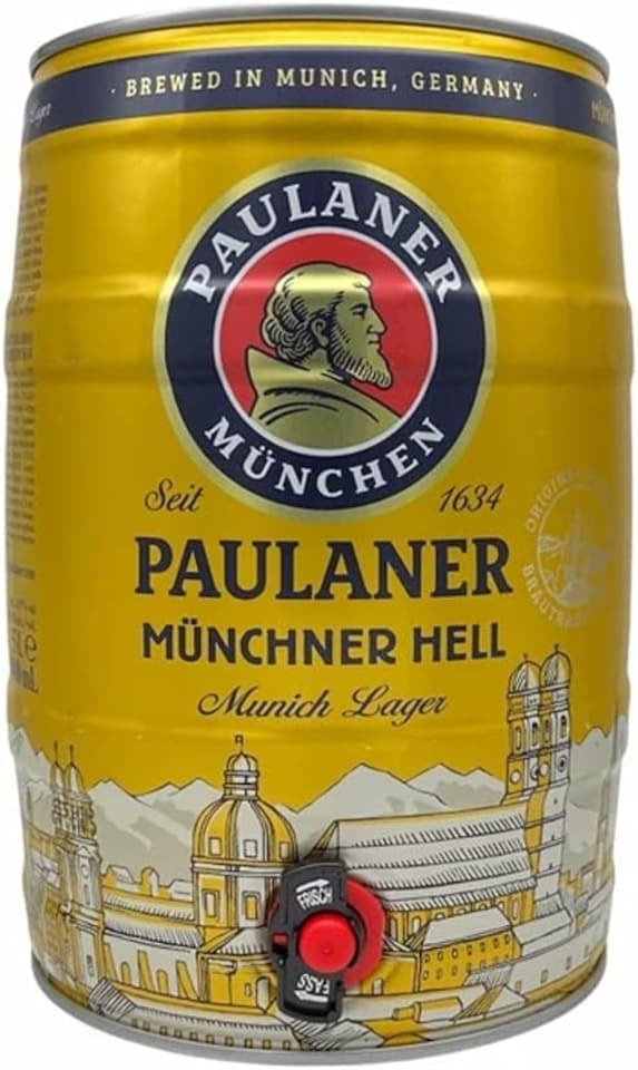 Paulaner Munchner Hell Premium German Lager 5ltr Mini Keg
