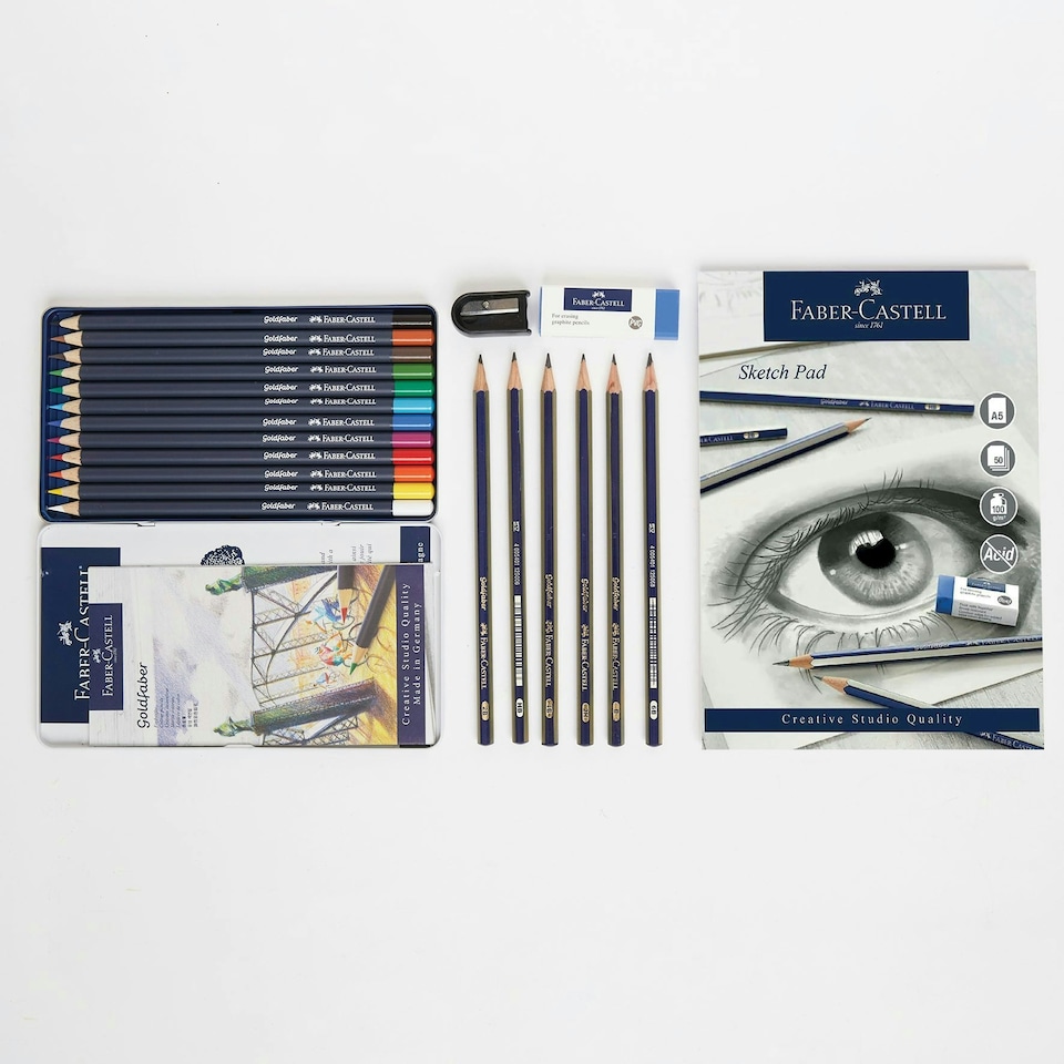 image 1 of Bee & Bumble Bee & Bumble Faber-Castell Colouring, Multicoloured, Single Craft Kit