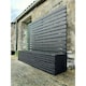 image 1 of Norfolk Planter and Trellis (Pack of 4) - (Painted Wooden Planter - Choice of Colours Available) - L240 x W40 x H180 cm Black