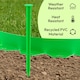 image 3 of KCT 40m Metre Green Flexible Plastic Lawn Edging Grass Border with Pegs Garden Edger Heavy Duty Flower Bed