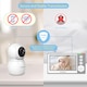 image 1 of HELLOBABY HB6049 4.3 Inch LCD Display Baby Monitor - White
