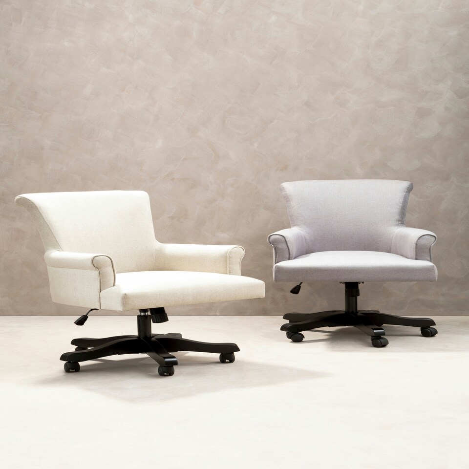 image 1 of Interiors by Premier Grey Home Office Chair Grey