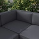 image 6 of Outsunny 5 PCs Garden Sofa Set w/ Cushions, Aluminium Furniture Sets, Grey