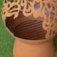 image 6 of 57cm Steel Helios Fireglobe Outdoor Garden Fire Pit