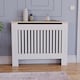 image 2 of Vida Designs Arlington Radiator Cover Painted MDF Slatted Cabinet, White, 111cm